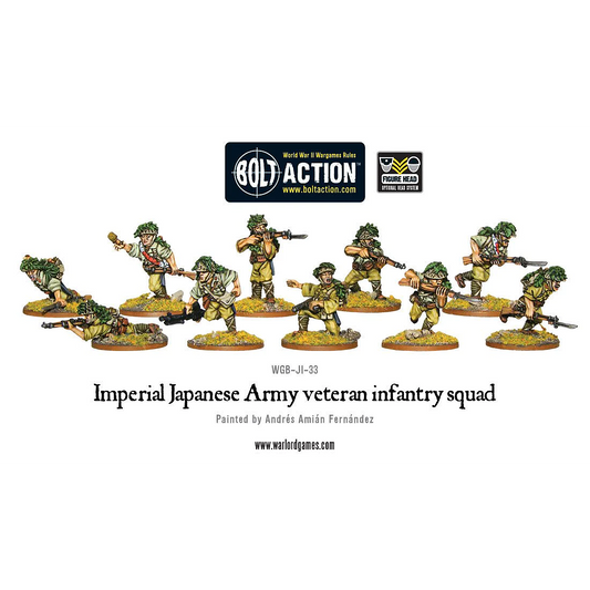 Japanese Veteran Infantry Squad: Bolt Action