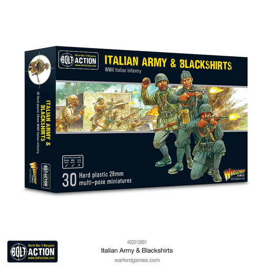 Italian Army & Blackshirts: Bolt Action