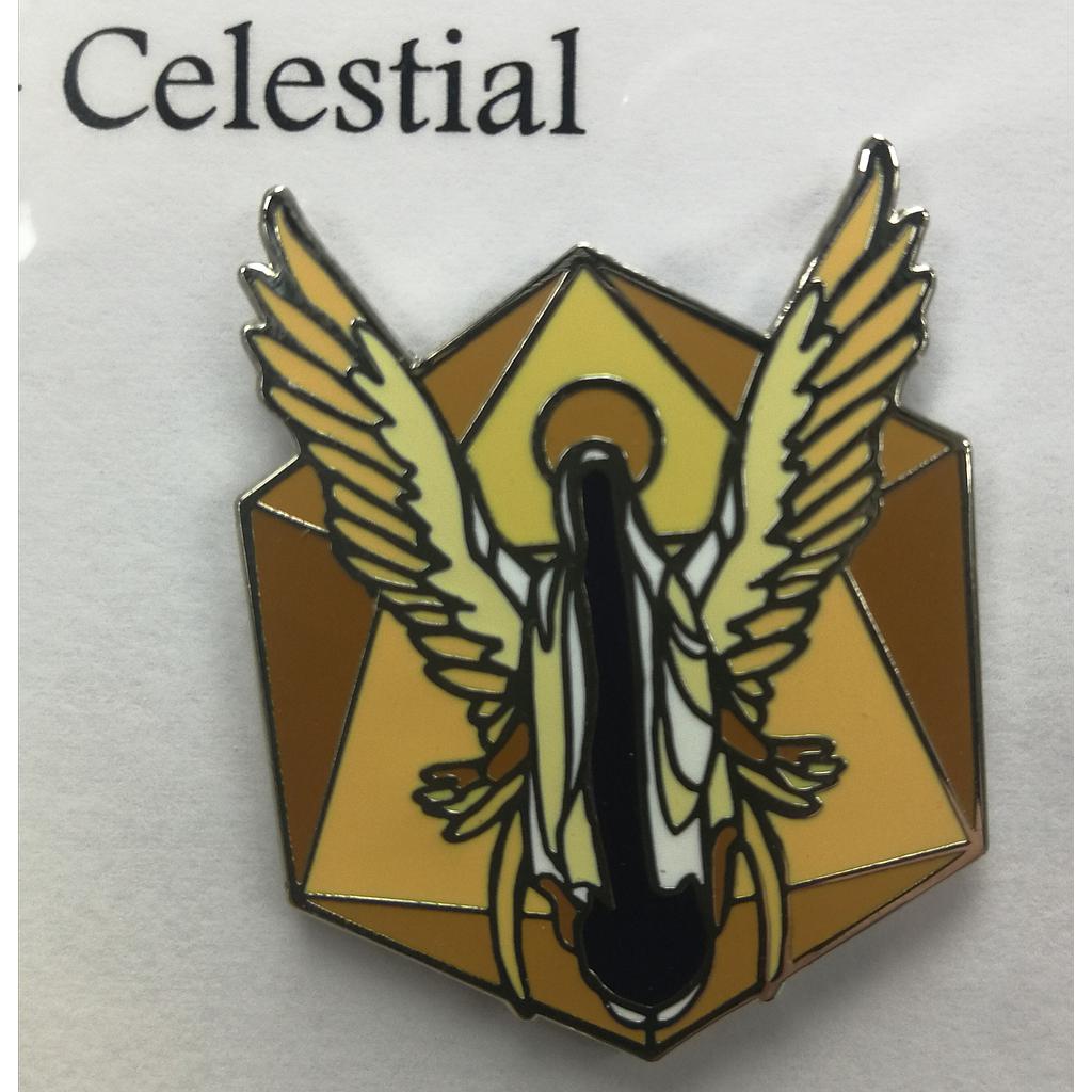 Celestial enamel pin