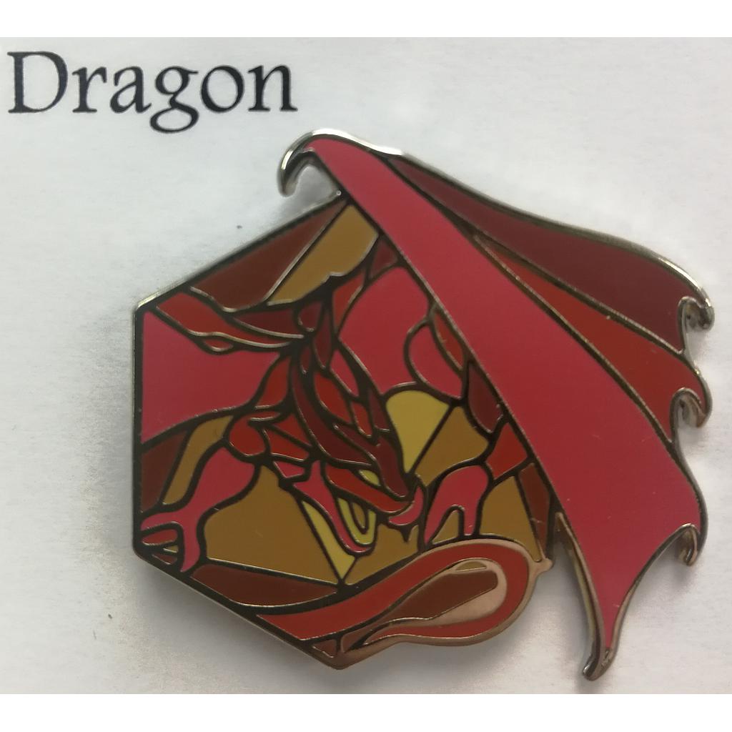 Dragon enamel pin