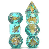Green Conch RPG Dice Set - Foam Brain Games