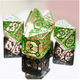 Huge Fluorite Castle Dice Set - 25mm - Foam Brain Games