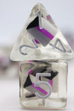 Demisexual Flag RPG Dice Set - Foam Brain Games