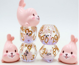 Pink Seal RPG Dice Set - Foam Brain Games