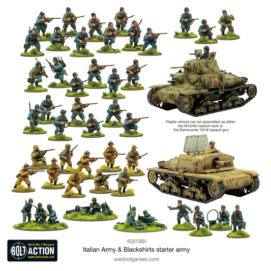 Italian Army & Blackshirts Starter Army: Bolt Action