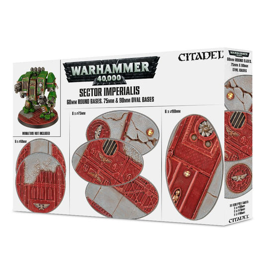 Sector Imperialis: 60mm Round And 75mm/90mm Oval Bases