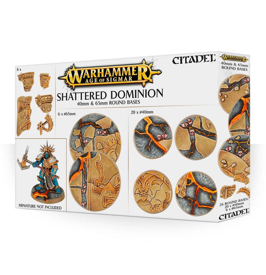 Age of Sigmar: Shattered Dominion: 65 And 40mm Round