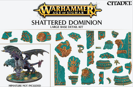 Shattered Dominion Large Base Detail Kit: Age Of Sigmar