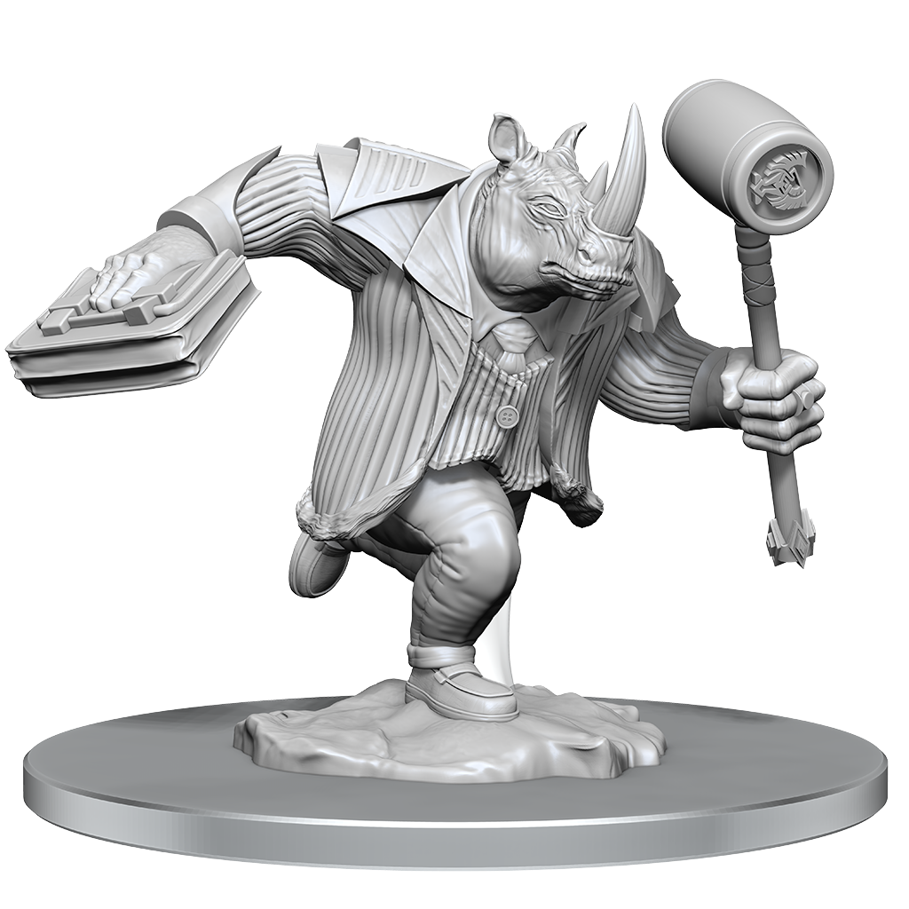 Freelance Muscle and Rhox Pummeler: Magic: the Gathering Unpainted Miniatures