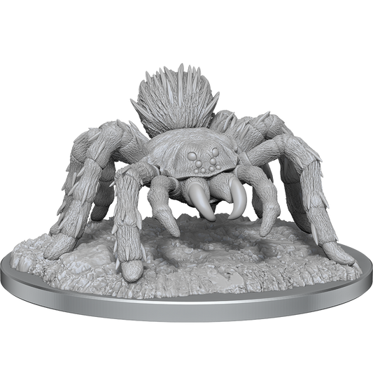 Giant Spider: WizKids Deep Cuts Unpainted Miniatures