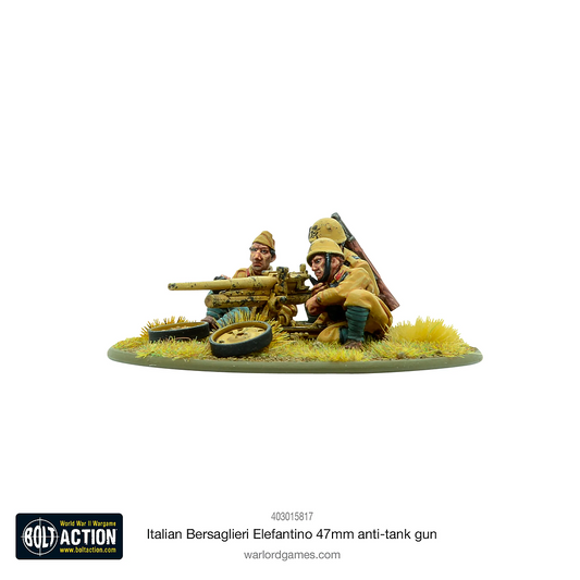 Italian Bersaglieri Elefantino 47mm anti-tank gun: Bolt Action