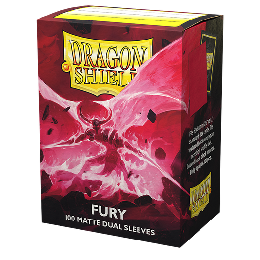 Dragon Shield - Standard size - Dual Matte - Fury 'Alaric, Crimson King' (100)