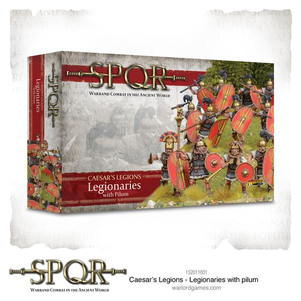 Caesar's Legions Legionaries with Pilum: SPQR