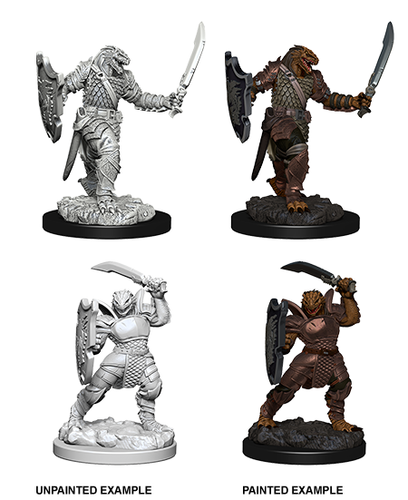 Dragonborn Female Paladin: Nolzur's Marvelous Unpainted Miniatures