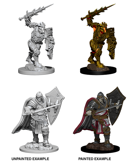 Death Knight & Helmed Horror: Nolzur's Marvelous Unpainted Miniatures