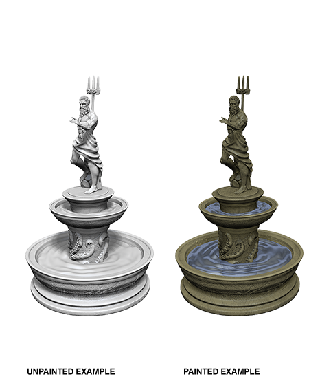 Fountain: WizKids Deep Cuts Unpainted Miniatures