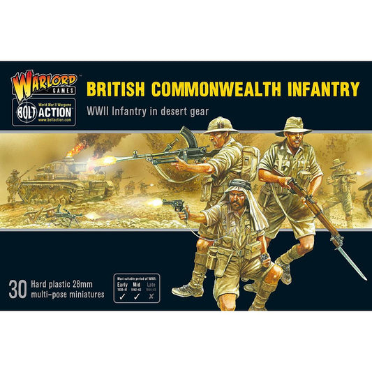British Commonwealth Infantry (In Desert Gear): Bolt Action