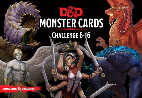 D&D Monster Cards - CR 6-16